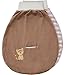 Be Mammy Baby Pucksack Strampelsack Schlafsack Autositz aus Baumwolle mit breitem Bund BE20-137 (Braun2133_10 - Katze)