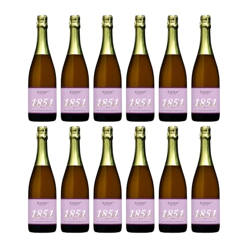 Weingut Kiefer Pinot Rosé Sekt Brut BIO Deutschland inkl. FeinWert E-Book (12 x 0.75)
