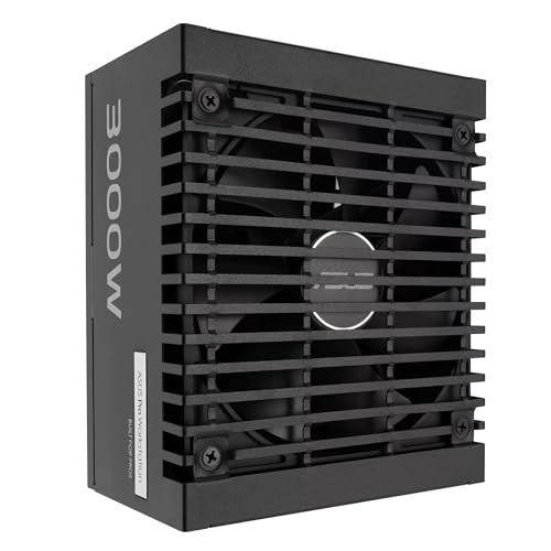 Pro WS 3000W Platinum, Alimentatore Modulare per PC, 3000W di Potenza, PCIe 5.1, Standard ATX 3.1, 80 PLUS Platinum, Ventola con Doppio Cuscinetto a Sfera, Nero, -PRO-WS-3000P - Alimentatore - Immagine 3