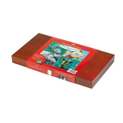 Faber-Castell Young Artist Essentials Gift Set - 64-Piece Premium Quality Art Set for Kids