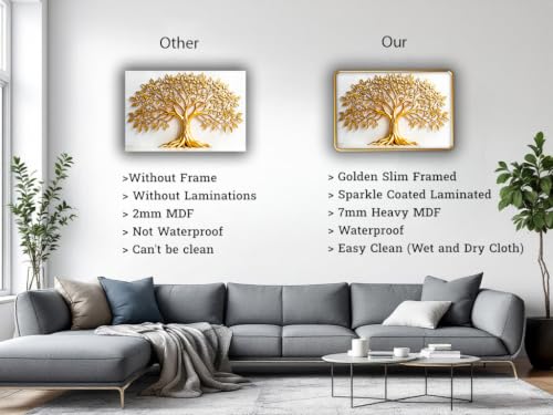 Image of Vastu Money Tree Wall Painting, 12 x 18 Inch