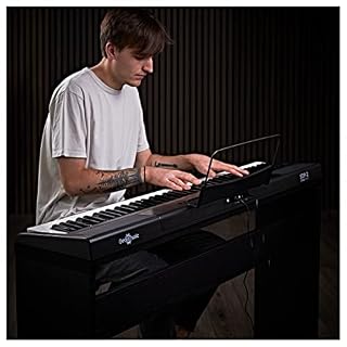 Piano de Scène SDP-2 par Gear4music + Support Pédale et Casque - Les Beatles, Paul McCartney, John Lennon, RIngo Starr, George Harrison Piano de Scène SDP-2 par Gear4music + Support Pédale et Casque – Image 2