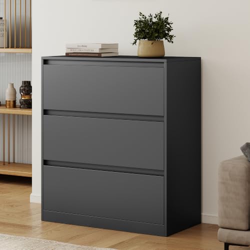 Image of AMERLIFE Modular DIY 3-Drawer Storage Cabinet, 32 x 16 x 36 Inch