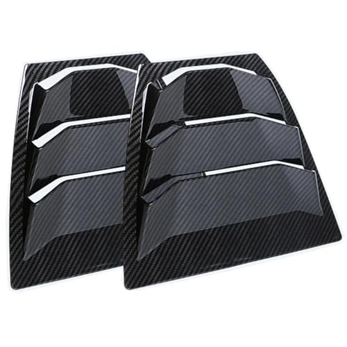 �E�B���h�E���[�o�[ �}�c�_ 3 �A�N�Z�� 2014-2018 �ɓK�� �ԗp ���A���[�o�[ �E�B���h�E �T�C�h�V���b�^�[ �J�o�[ �g���� �X�e�b�J�[ �x���g�X�N�[�v ABS �J�[�{���t�@�C�o�[ ���A�T�C�h�E�B���h�E���[�o�[(Carbon)