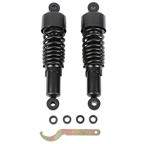 Image of Samger Motorcycle 1Pair 267mm 10.5 inch Rear Shock Absorber Rear Suspension Fits for Harley Sportster 2004-2012 (Black)