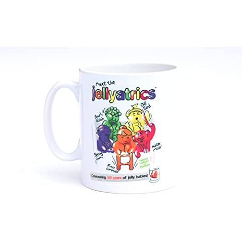 Jellyatrics Novelty Ceramic Mug, Fun Gift for Birthdays, Retirements, Graduations, Christmas, Fathers Day, Mothers Day and Many More Celebrations, White (M1) Cover