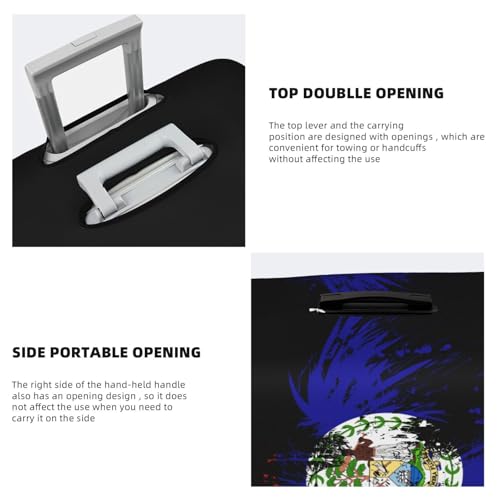 Travel Luggage Cover Belize Belizean Flag Fashion Washable Baggage Suitcase Protector Fit For Luggage Large4