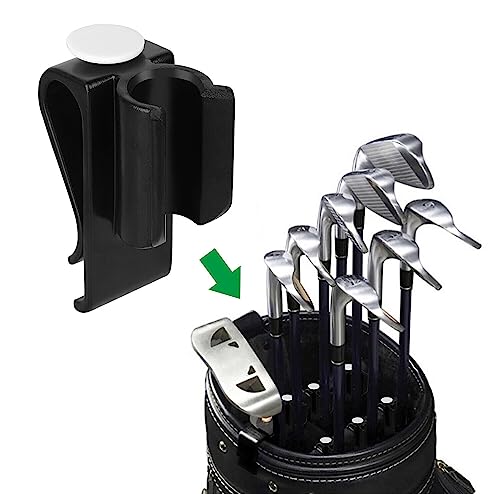 Lucaidian 12 Plastic Golf Club Organizer Clip Putter Bag Holder Iron Driver Protector Set thumb #3