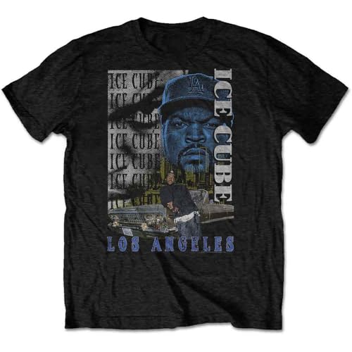 Ice Cube ICTS04MB02 Los Angeles T-Shirt - Black - Medium