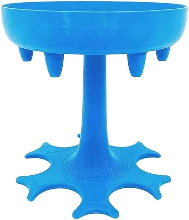 VIDI 6 Shot Glass Dispenser Holder Party Beverage Drinking Games Bar Cocktail Wine Quick Filling Tool Caddy Liquor