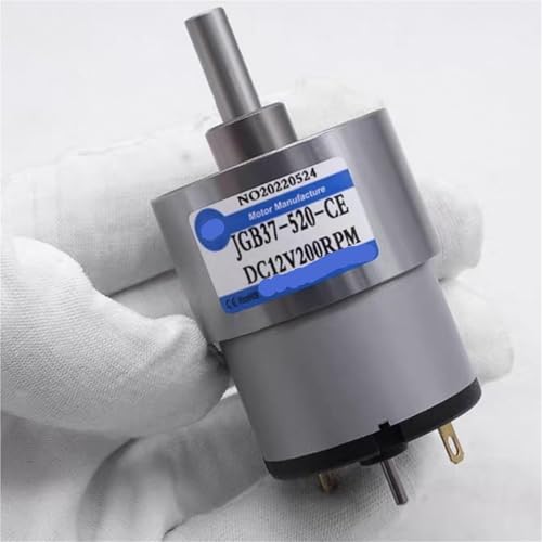 Micromoteur CC JGB37-520 avec encodeur 24V pour projets robotiques - 3