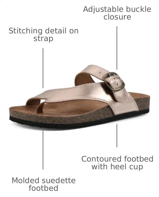 Image of WHITE MOUNTAIN Girls' Carly Footbed Sandal