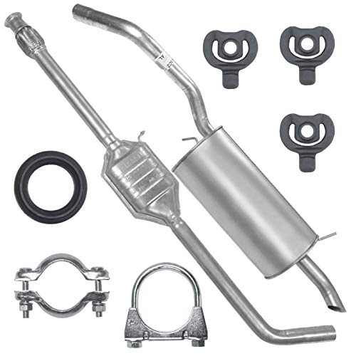 FERROZ Pot d’échappement arrière + Pot d’échappement central pour Renault Megane Scenic 01.1995-12.2002 1.6e