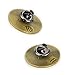 vmcoatdu Round 1 Inch 12 Constellations Taurus Pin Brooch Metal Revivalism Style Souvenir Badge for Hat Clothes Backpack (Taurus（Apr 20-May 20）)