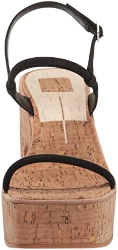 Dolce Vita Women's Jodie Sandal, Black Nubuck, 9 | Image 1
