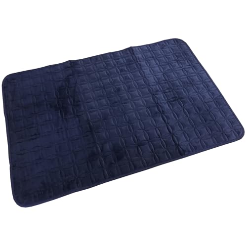 こたつ敷布団 こたつ下敷きマット こたつペット こたつマット 床暖房 ホットカーペット マット 正方形 正方形 長方形 あったか 冬 こたつ 保温 KO5066 (NV ネイビー, 90×140)4524409202927