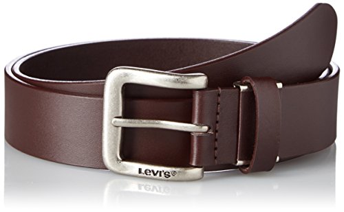 Levis 15116020 Mens Casual Belt Item Number: 15116020 Cowhide Leather Made in Vietnam Adjustable Sizes chocolate 0029 Medium