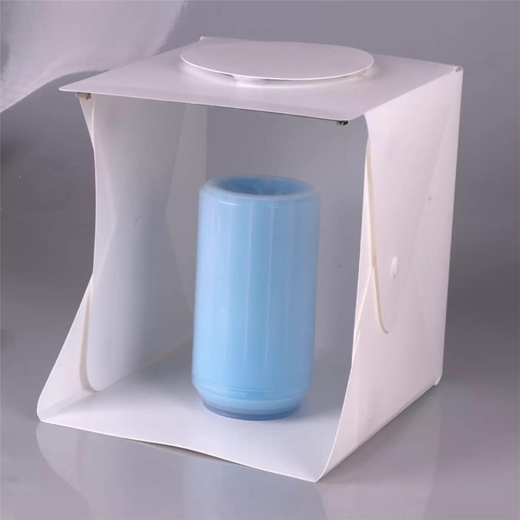 6 Backdrops Mini Folding Light Box Photography Photo Studio Box with LED Strip Lights for Small Articles Photographys