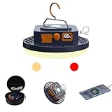 IODOO ボイスコントロール 充電式キャンプライト 10000mAh 3000LM 4つのライトモード ポータブルLEDキャンプランタン IPX4防水テントライト 停電時の緊急時用グランピングライト (30W PRO)