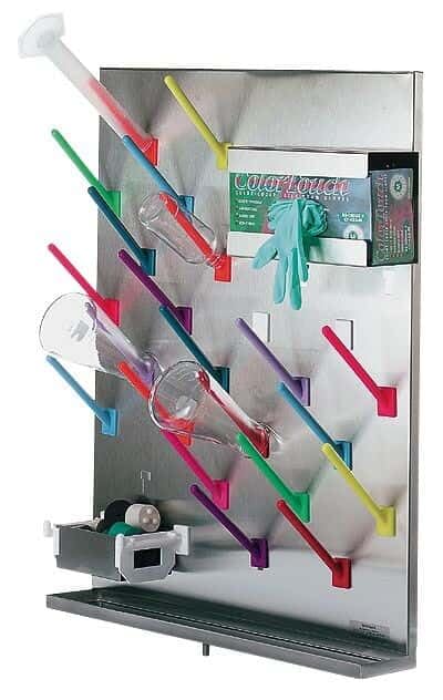 Modular Stainless Steel Drying Rack, 32 Assorted Color pegs