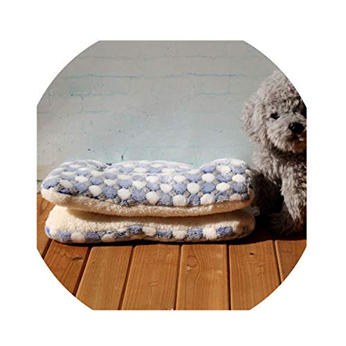 cola-site Winter Warm Dog Bed Soft Fleece Pet Blanket Cat Litter Puppy Sleep