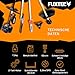FUXTEC Benzin Motorsense FX-MT152 4in1 Multitool 52 cc - Profi-Tragegurt & 3 PS Leistung - Kombigerät Heckenschere Hochentaster Kombisystem Freischneider - 2-Takt Test Oberklasse 1,4