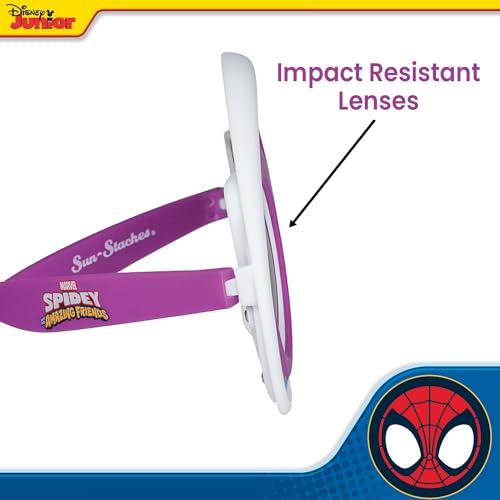 Sun-Staches Spidey and His Amazing Friends Sunglasses | Boys & Girls Costume Eyewear | One Size Fits Most Kids3