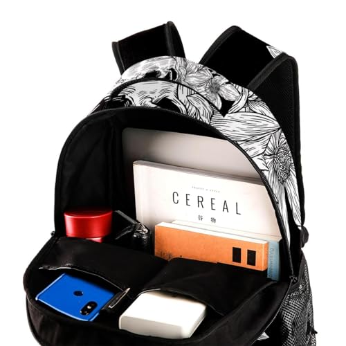 Sac à dos d'école multicolore pour filles et garçons ado - 4