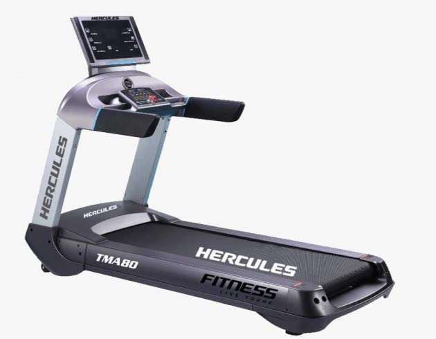 Hercules Fitness | TMA80 9.0 HP AC Motorized Treadmill | 20% Automatic Motorized Incline | Home Cardio | Max Speed 25 Km/Hr | Max User Weight 250Kg | Free Installation Assistance Black-image-27