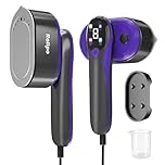 Rolipo Travel Garment Steamer, Portable Clothes Steamer for Travel, Lightweight Handheld Steamer for Clothes, Compact Design for Suit, Shirt & Vacation Use