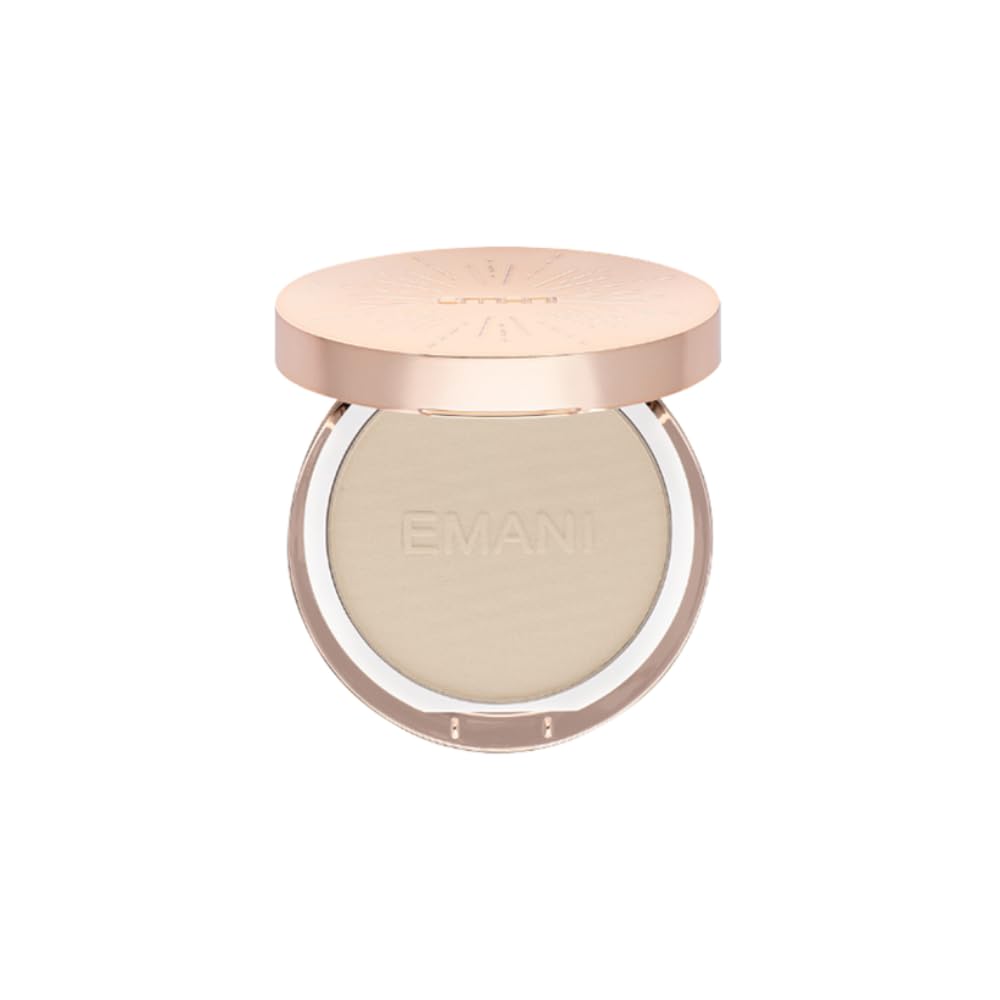Flawless Matte Powder Foundation – Mineral Compact Makeup for Sensitive Skin, Buildable Coverage, Shine Control, Long-Lasting Finish Up for Sensitive Skin and Oil Control, Ginger