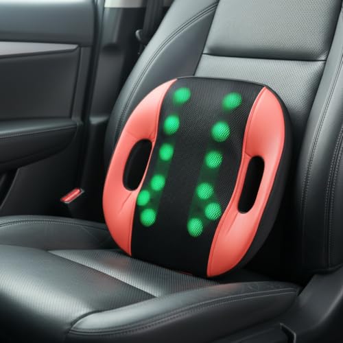 JSB HF41 Full Back Neck and Shoulder Massager for Pain Relief with Kneading & Seat Vibration For Home Office Chair