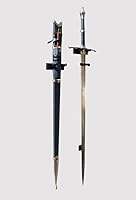 Vista 1 de Soporte de pared vertical estándar para espada y manga, espacio de 2 pulgadas (fabricado en los Estados Unidos)