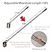 Stainless Steel Telescopic Water Sampler Set: Stainless Steel Telescopic Rods - Pendulum Sampler Ladle 900ml, Water Quality Sample(10ft)