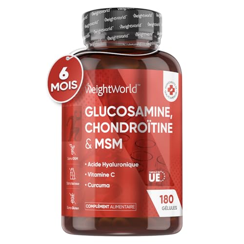 WeightWorld Glucosamine Chondroïtine MSM 180 Gélules
