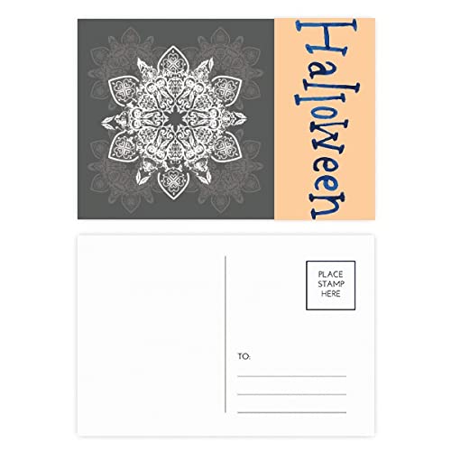 Cartes postales d'Halloween style arabe collection monochrome haut de gamme en lot