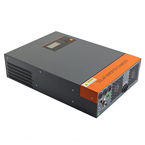 ZCBYBT 5.5Kw 5.5Kva Inverter Solar Híbrido MPPT 80A 500VDC Entrada Fotovoltaica 220VAC 48V 5500W Inversor Solar Híbrido,Pow hvm5.5k 48v