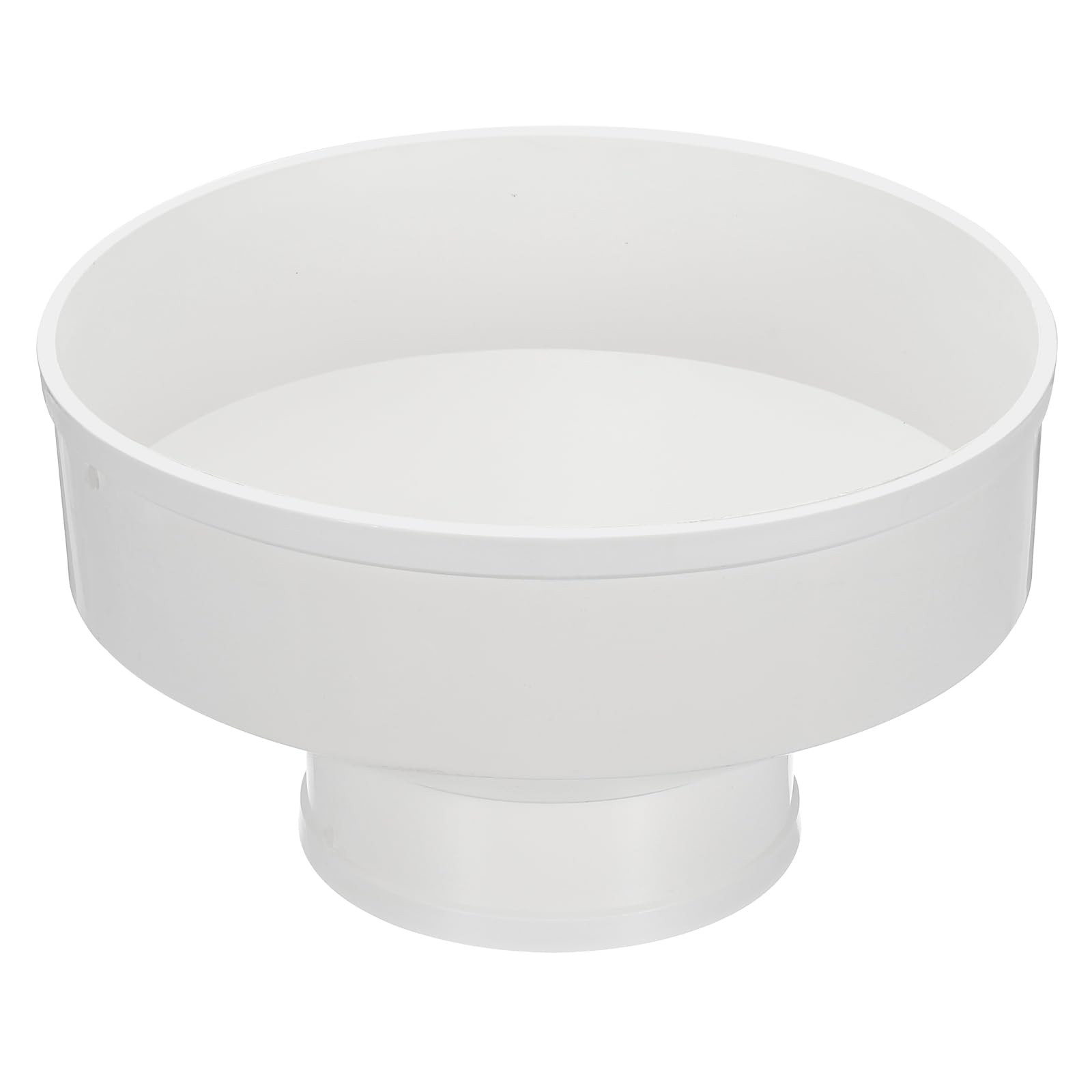 PATIKIL 12" to 6" Duct Reducer, PVC Pipe Increaser Adapter Ducting Airflow Tube Pipe Fitting for DWV (Drain, Waste and Vent) Ventilation Ducting, White