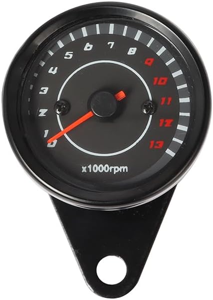 Motorcycle Odometer Gauge Universal Motorcycle Tachometer LED Screen DC 12V Meter Gauge 13k Motorbike Parts For