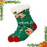 Jiahuade Calcetines Mujer Invierno, Bonitos Calcetines Navidad, calcetines Navideños Térmicos Antideslizantes, Valcetine de Navidad para Mujer, adecuado para tallas 36-42