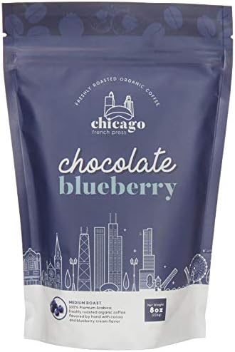Chicago French Press - Chocolate Blueberry - Whole Bean Coffee