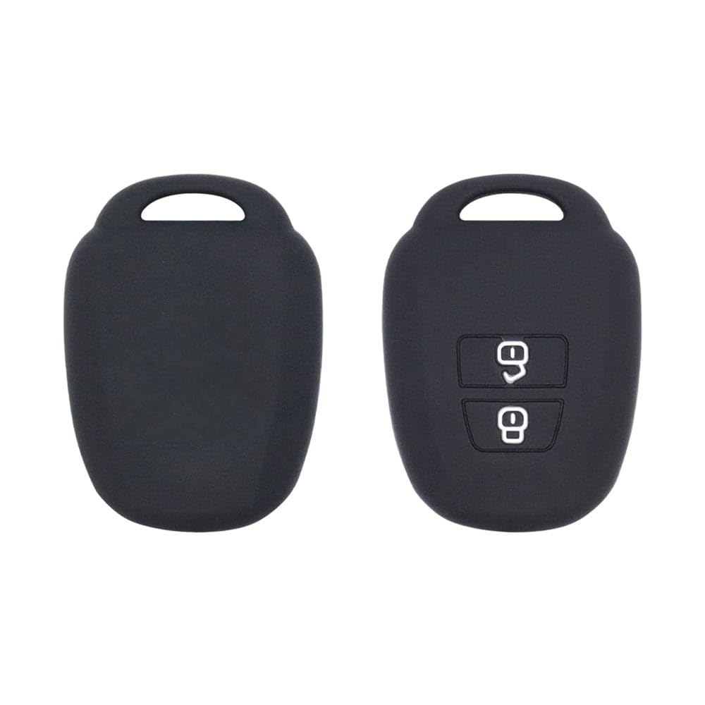 Arooma 2 Buttons Silicone Key Shell Cover Case for Toyota Corolla, Hiace, Yaris, Camry, Tundra, Highlander, Sequoia, RAV4, Prius, Sequoia, Tacoma, Remote Protection Case