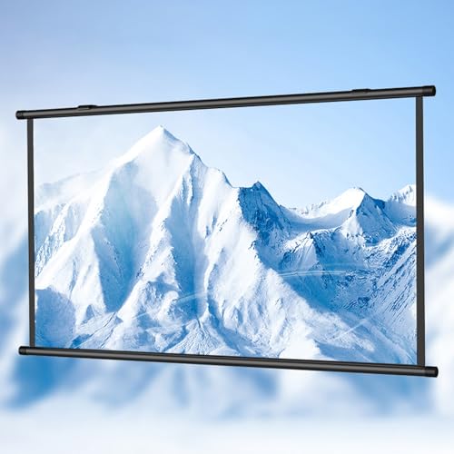 Pantalla manual retráctil para proyector 50" 16:9