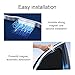 Merdege Pack of 4 Car Window Shade, Front Rear Side Window Protectors, 12.99x18.9x24.41 In/31.5x18.9 in Car Curtains Universal for Most Cars (Black)
