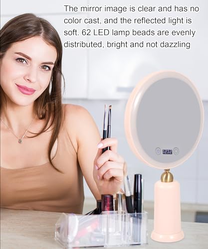 Miroir de courtoisie avec éclairage à intensité variable 3 couleurs - 4