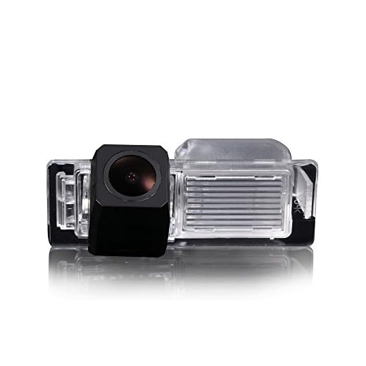 HD CCD backkamera registreringsskylt registreringsskylt parkeringshjälp mörkerseende för Saab 9-3/93/9-X/97X/9-4X/95/9-5 (No.1 med klämma)