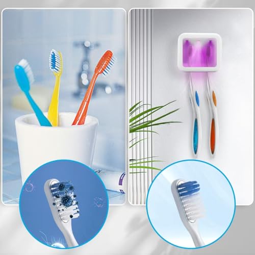 taishan uv toothbrush case sanitizerrechargeable portable mini toothbrush holder with mirrorkills 999 of germsfits all toothbrushes for electric and manualsafety feature for home and travel