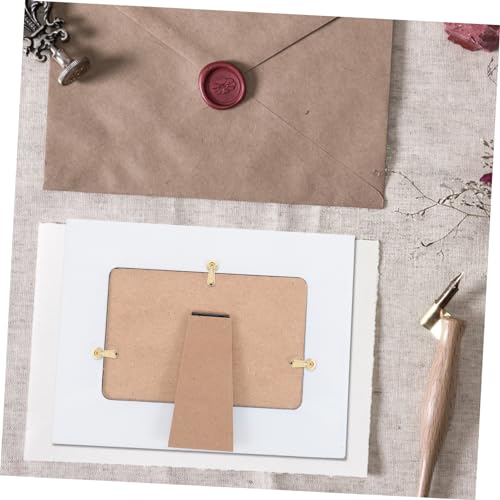 Image of 1set Picture Frame Backing Clips Iron Picture Hanging Hardware Screws for Photos Turn Button Fasteners for Wall Art and Decor