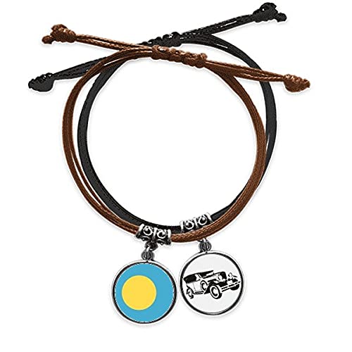 Bracelet pays Palaos en cuir le bijou d'Oceanie ideal pour vos voyages