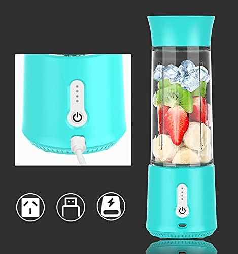 Miniatura 4 de Licuadora portátil para batidos y batidos, licuadora personal recargable por USB, mini licuadora con un 16.9 fl oz, cuchillas de acero inoxidable